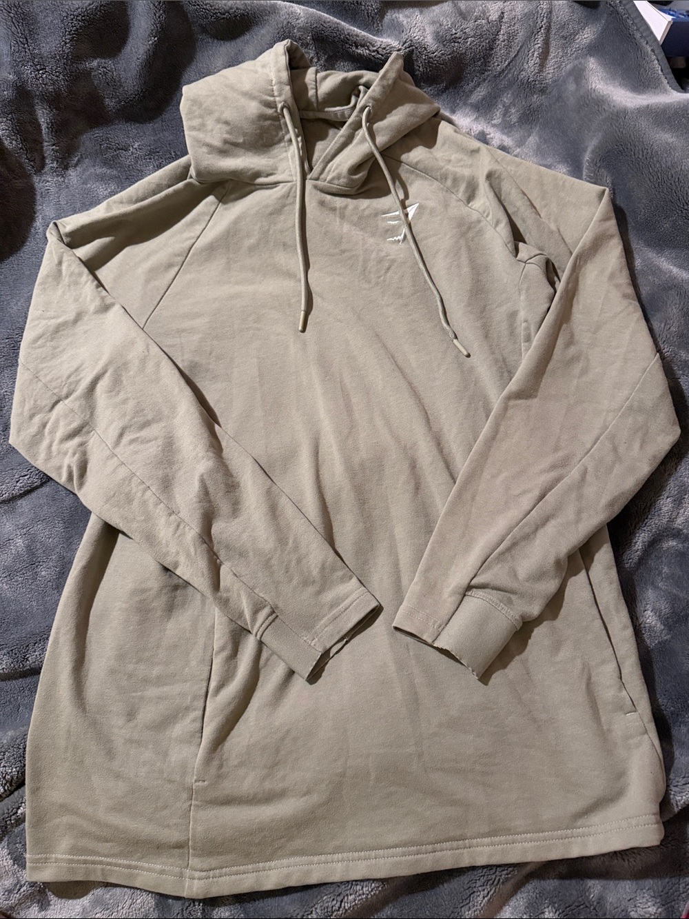 Gymshark Men's Pullover Hoodie in Taupe